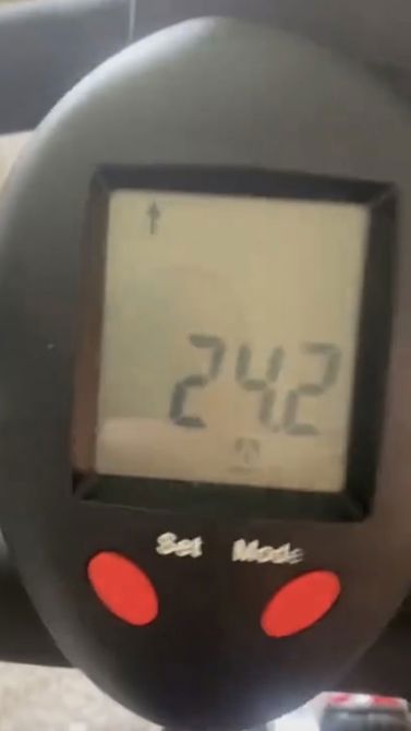 Stationary bike ride