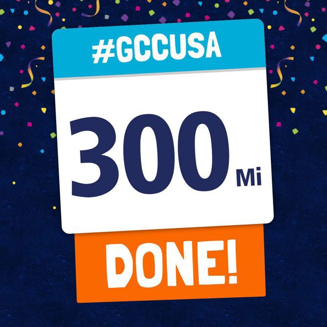 300 miles in the books! 📕