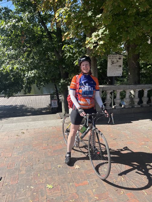 A rare ride before noon!