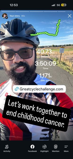 Today’s ride