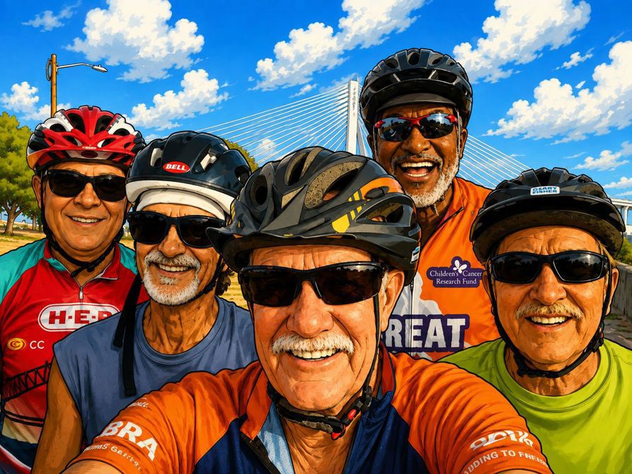 Sunday ai Photo of our group Ride.
