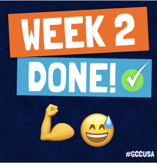 Two weeks down!