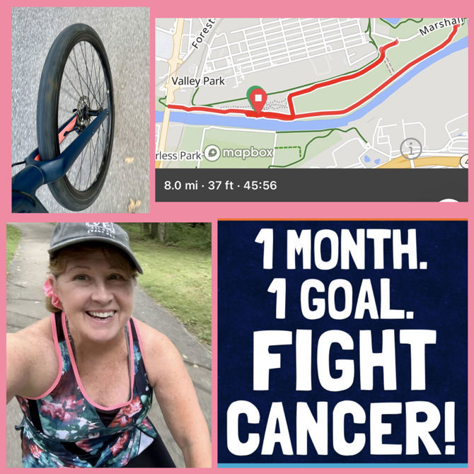 Evening greenway-hot 8 mi