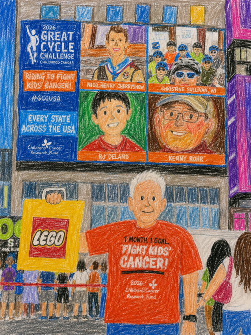 Niko, LEGO and me in Times Square