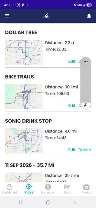 Riding the town