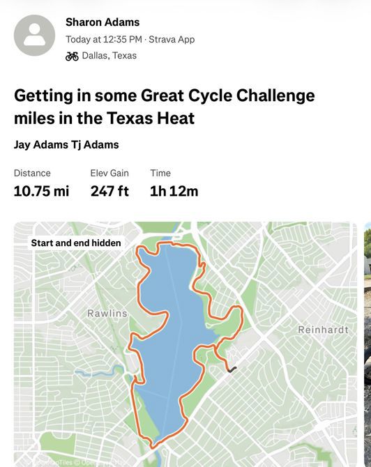 Adding some miles in Texas