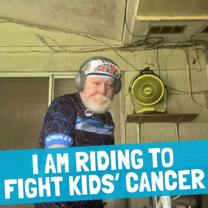 Bicycling to Fight Children’s Cancer with your help