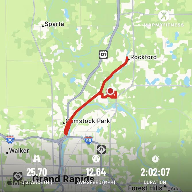 September 28, 2026 25 mile ride